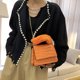 thumbnail image 4 of Bolso bandolera de cocodrilo vintage para mujer Bolsos de hombro con cadena de cuero (naranja) Tmvgtek Para estrenar, 4 of 9