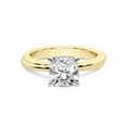 thumbnail image 3 of 4 Carat IGI Certified Radiant Shape Lab Grown Diamond Engagement Ring | 14K Yellow Gold | Juniper Crossover Solitaire Diamond Ring | FG-VS1-VS2 Quality Friendly Diamonds, 3 of 5