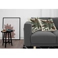 thumbnail image 2 of Ambesonne Monstera Throw Pillow Cover Pack of 2, Boho Abstract Tropical Art, 2 Pcs-18"x18", Evergreen Sage Green Fawn, 2 of 5