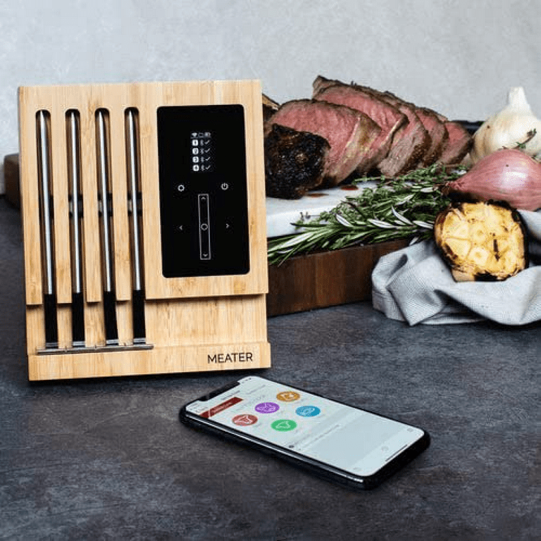 MEATER Plus: Ultimate Smart Meat Thermometer for BBQ, Oven, Grill,  Dishwasher Safe with HogoR Glove