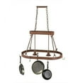 thumbnail image 5 of Meyda 120183 32 in. Harmony 2 Light Pot Rack, Red Rust, 5 of 5