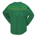 thumbnail image 3 of Women's Fanatics Kelly Green Tampa Bay Lightning St. Patrick's Day Spirit Jersey T-Shirt, 3 of 3