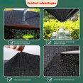 thumbnail image 3 of Toldo de vela de sombra, toldo de red, tela para sombra de sol, toldo para porche, toldo para exteriores, parasol para jardín, balcón, Patio, gallinero, 3 of 7