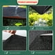thumbnail image 3 of Toldo de vela de sombra, toldo de red, tela para sombra de sol, toldo para porche, toldo para exteriores, parasol para jardín, balcón, Patio, gallinero, 3 of 7