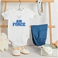 thumbnail image 3 of US Air Force Official USAF Wings Logo Romper Boys or Girls Infant Baby Brisco Brands 18M, 3 of 6