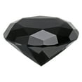 thumbnail image 1 of Pesa de papel de cristal claro en forma de diamante, 60 mm (2.4") diamante artificial para regalos de cumpleaños, fiestas y bodas (negro), 1 of 7