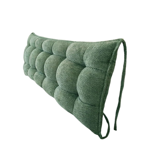 Headboard Backrest Pillow Long Wedge for Daybed Couch Support - Soft Chenille Reading Bolster Pillow for Bed, Sofa, Floor, and Travel Comfort