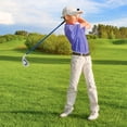 thumbnail image 2 of Choco Moon Junior #7 Iron for Kids with Fiberglass Shaft and Headcover-Blue, Golf Training Aids, 2 of 8
