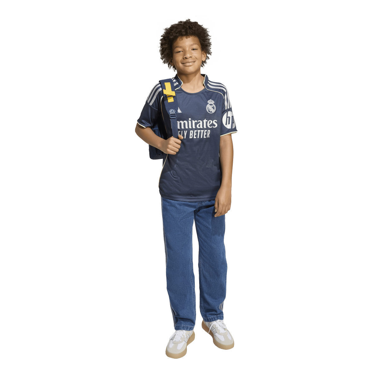 Adidas Real Madrid Away Kids' Soccer Jersey Blue photo 5