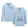 thumbnail image 1 of MIASHUI Famille et Chien Christmas Pajamas Assorti Famille Chandails en Molleton à Manches Longues Imprimé Lettre Col Rond Parent Enfant Tenues de Vacances Confortables pour Photos de Famille Tout-Petit,130, 1 of 5