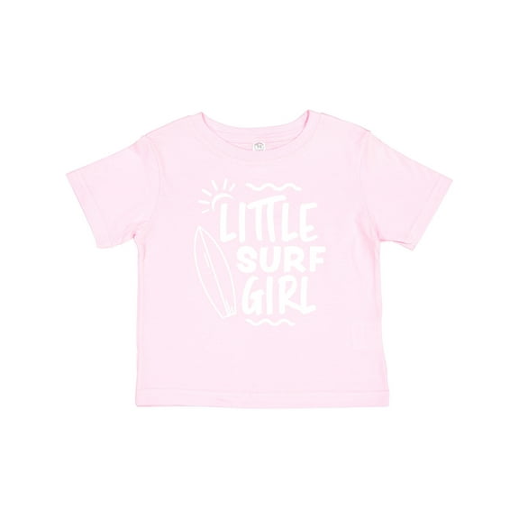 Inktastic Little Surf Girl with Surfboard Girls Baby T-Shirt