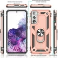 thumbnail image 2 of Compatible for Samsung Galaxy S21 5G Case 6.2-inch with HD Screen Protector,  Military-Grade Protective Phone Case with Magnetic Kickstand Ring for Samsung Galaxy S21 Rose Gold, 2 of 14