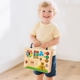 thumbnail image 2 of Luces LED de madera Busy Board para niños pequeños con diseño de oso, 2 of 5