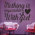thumbnail image 4 of EGNMCR Wall Stickers, Cute Stickers Nothing Possible Home Wall Sticker Bedroom Kitchen Sticker Wallpaper wall sticker, 4 of 6