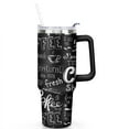 thumbnail image 4 of Coffee 40oz Stainless Steel Vacuum Insulated Tumbler with Lid and Straw for Water Iced Tea Coffee Smoothie and More, 4 of 5