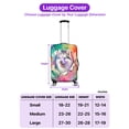 thumbnail image 5 of Funny Watercolor Adorable Siberian Husky Peeking Through Torn Paper Effect Travel Luggage Cover Husky Dog Lover Gifts Suitcase Dust Protective Decor - 00026, 5 of 5