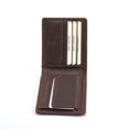 thumbnail image 2 of Bifold RFID Protected Leather Wallet // Cow Pull-Up Leather in Brown, 2 of 4