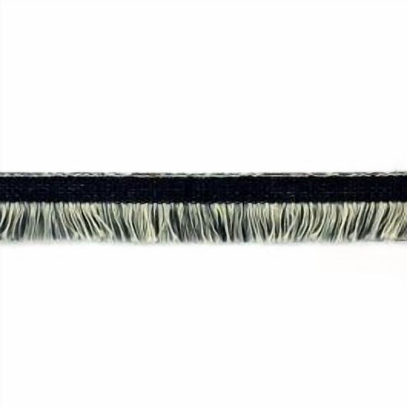 Belagio 1" Wide x 15 Yards Denim Fringe Braid Trim, 1 Bolt, Black