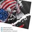 thumbnail image 3 of Rateoe Largemouth Bass Fish in USA Pattern Wooden Picture Puzzle ,1000 Piece Jigsaw Puzzle ,Family Fun Puzzle, Home Décor Puzzle, Gift Puzzle(Vertical style), 3 of 9