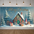 thumbnail image 5 of Decorative Design Christmas Banner Holiday Decoration New Year Decoration for Home Party Office Celebration, 5 of 9