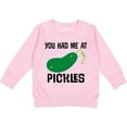 thumbnail image 2 of Inktastic You Had Me at Pickles Toddler Sweatshirt, 2 of 4