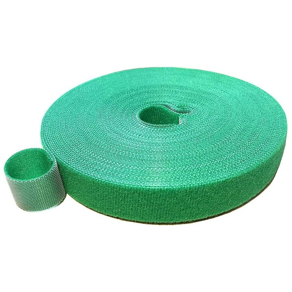 Green Tree Tie Strap Garden Tie Webbing Strap Reusable Green Plant Tape for Indoor Outdoor Patio Plant Tree Vegetables Branches