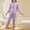Purple, variant on TMOYZQ Womens 2 Piece Outfits Fleece Sweatsuits Tracksuits Lounge Zipped Up Warm Thick Winter loungewear Sets with Pockets on Clearance