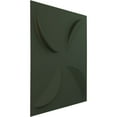 thumbnail image 2 of Ekena Millwork 19 5/8"W x 19 5/8"H Pinwheel EnduraWall Decorative 3D Wall Panel, UltraCover Satin Hunt Club Green (12-Pack for 32.04 Sq. Ft.), 2 of 6