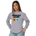 thumbnail image 3 of Funny Salty Chemistry Science Joke Long Sleeve TShirt Men Women Brisco Brands S, 3 of 6