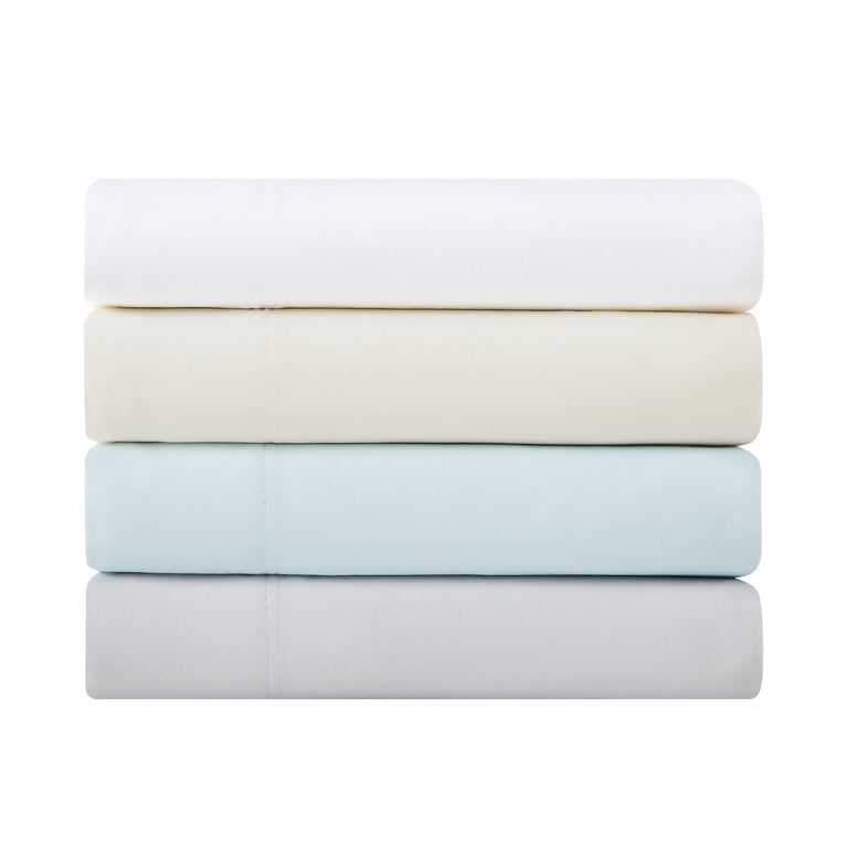Color Sense 600 Thread Count Cotton Queen Sheet Set, 4-Piece photo 2