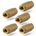 thumbnail image 2 of Midline Valve 372U422-5 Inline Spring Loaded Check Valve, Backflow Prevention, Lead-Free 2 in. FIP Connections, Cast Brass (5 Pack), 2, 2 of 4