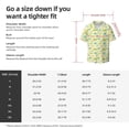 thumbnail image 5 of Balery Armadillo Floral Camisa Casual de Manga Corta con Botones para Hombre, Texturizada, Estilo Cubano, para Playa, Verano-4X-Large, 5 of 5