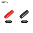 thumbnail image 3 of Unique Bargains 50pcs Rubber End Caps Cover Assortment 3.5mm Screw Thread Protector for Screw Bolt Black Red, 3 of 5