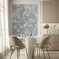 thumbnail image 4 of Idea4wall 2pcs Elegant Vine Pattern Modern Botanical Soft Gray & White Tones Wall Murals, Removable Self-Adhesive Stick Wallpaper Large Wall Stickers for Home Decorative, 48"x72", 4 of 5