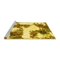 thumbnail image 2 of Ahgly Company Machine Washable Indoor Rectangle Abstract Yellow Modern Area Rugs, 2' x 4', 2 of 4