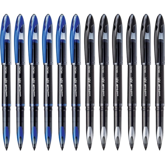 Uni-Ball Air Plastic Roller Ball Pen Set with 12 Count