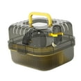 thumbnail image 4 of oshhni Hamster Cage with Water Bottle Breathable Carry Case for Rabbits Gerbils Rats yellow, 4 of 9