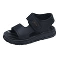 thumbnail image 4 of Zanarzt Toddler Beach Sandals Boys Girls Sandals Open Toe Summer Outdoor Unisex Child Sport Sandals Athletic Lightweight(Toddler/Little Kid/Big Kid) Black,US 13.5, 4 of 5