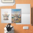 thumbnail image 4 of Welcome Spring Fairy Shih Tzu in Flower Meadow 5x7in Folded Greeting Card Lion Dog Lover Gifts Single Note Card with Envelope - 13002, 4 of 5