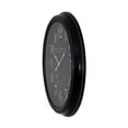 thumbnail image 3 of Yosemite Circular Iron Wall Clock Black with Distressed Iron Frame, 3 of 12