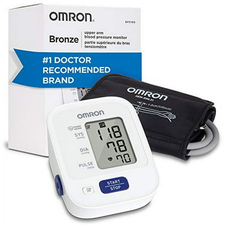Omron automatic digital upper arm blood pressure monitor with 14 reading memory storage