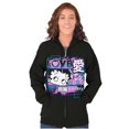 thumbnail image 4 of Kanji Style Betty Boop Love XOXO Zip Hoodie Sweatshirt Women Brisco Brands L, 4 of 5