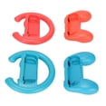 thumbnail image 4 of Kit de Volant de Poignée de Contrôleur Résistant à la Chaleur pour Nintendo Switch (Rouge/bleu), 4 of 22
