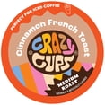 thumbnail image 2 of Crazy Cups Cinnamon French Toast Coffee Pods, Medium Roast, 22 Count for Keurig K-cup Machines, 2 of 7