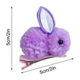 thumbnail image 2 of Apmemiss Bunny Hair Clips for Girls Cute Hair Ties Bunny Hair Barrettes Hair Scrunchies Cute Hair Clips Bunny Baby Hair Clip Easter Plush Bunny Hair Ties for Girls Hair Band Hairpins for Girls Kids, 2 of 7
