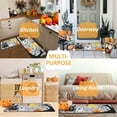thumbnail image 6 of Halloween Kitchen Mats for Floor, Halloween Decorations Non Slip Backing Halloween Kitchen Rug Set of 2 Low-Profile Mat Halloween Decor for Home Party (Grey, 17"x47"+17"x30"), 6 of 6
