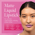 thumbnail image 4 of Aromi Matte Liquid Lipstick | Light Pink Lip Color with Blue Undertones, Long-lasting (Ballet Slipper), 4 of 18