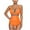 A01_Orange, variant on Yghzkop Tankini Swimsuits for Women 2025 One Piece Swimsuit for Women Tummy Control Bathing Suits Sexy Modest Full Coverage Keyhole Swimwear