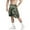 Green, variant on Mens Shorts Below The Knee Lightweight Walking Seven Point Belt Pocket Cargo Exercise Fishing Short Pants for Men Black