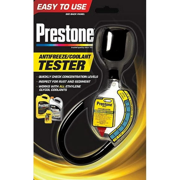 Prestone Coolant Tester AF1420-6 Works With All Ethylene Glycol Coolants